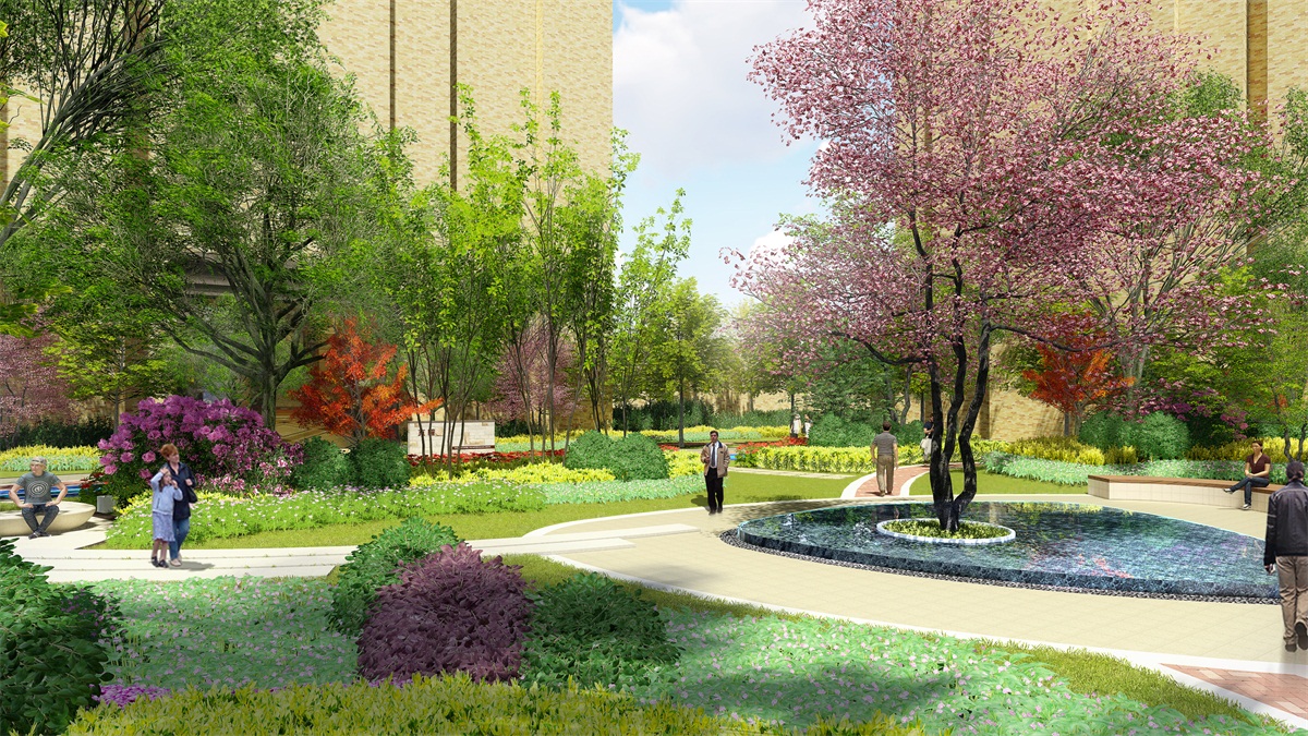 庭院景观绿化方案|施工