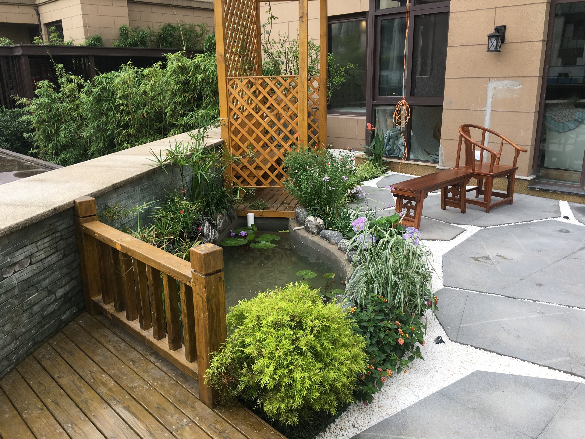 庭院景观绿化方案|施工