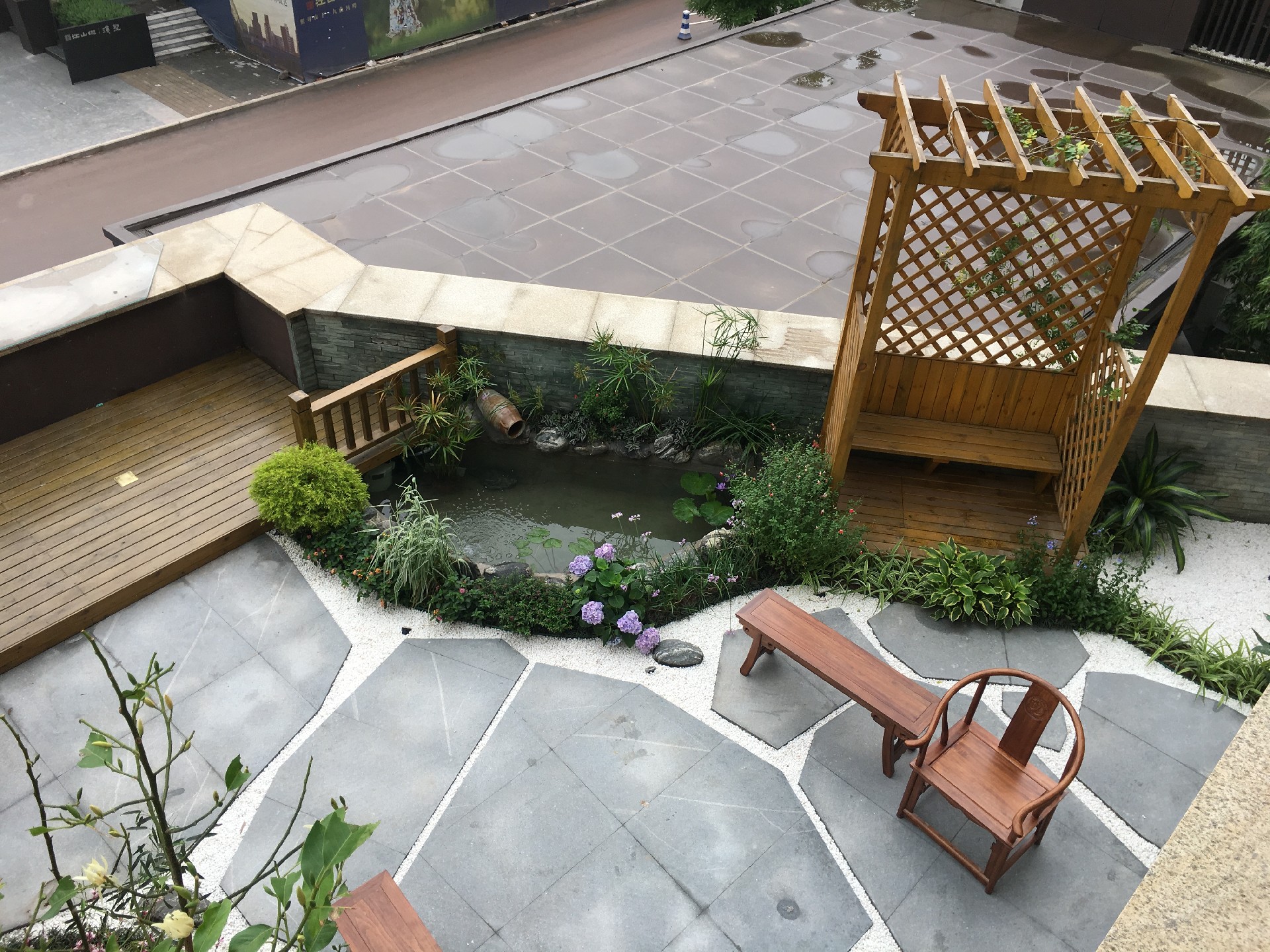 庭院景观绿化方案|施工